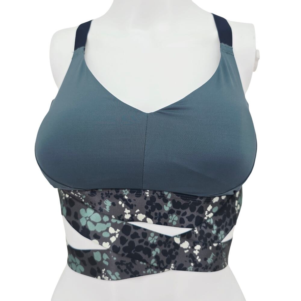 Adore Me Haven Contour Sports Bra Dark Slate M New